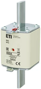 Eti-Polam NH2 saugiklis įdėklas 400A gF 500V WT2 (004139414)