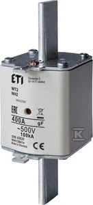 Eti-Polam NH2 saugiklis įdėklas 400A gF 500V WT2 (004139414)