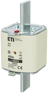 Eti-Polam Saugiklio įdėklas KOMBI NH3 400A gG 690V WT-3 (004186329)