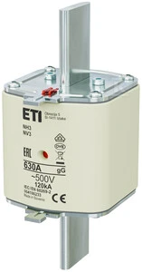Eti-Polam saugiklio jungtis WT-3C/gG 630A Kombi NH3C gG gL 004186233