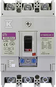 Eti-Polam maitinimo jungiklis 3P 250A 16kA šiluminis reguliavimas (EB2S 250/3LA)