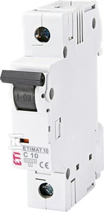 Eti-Polam grandinės pertraukiklis ETIMAT10 1P C 10A 10kA AC - 002131714