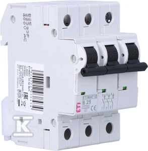 Eti-Polam Jungiklis ETINĖ10 3P B 25A 10kA AC - 002125718