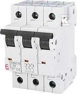 Eti-Polam grandinės pertraukiklis ETIMAT10 3P C 10A 10kA AC - 002135714