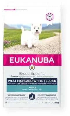 Eukanuba West Highland Terrier Adult (vištiena) 2,5kg