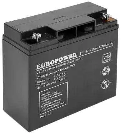 AKUMULIATORIUS 12V 17AH VRLA/EP17-12 EUROPOWER EMU