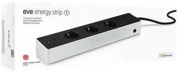Eve Systems EVE Energy Strip – prijungtas trigubas Apple HomeKit lizdas