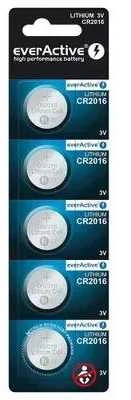 EVERACTIVE CR20165BL LITIO AKUMULIATORIŲ LIZDINĖ PLOKŠTELĖ - 5 VNT.