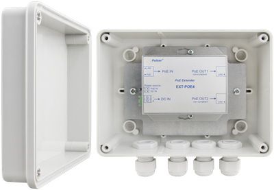 Pulsar EXTENDER EXT-POE4H hermetiškame gaubte PULSAR