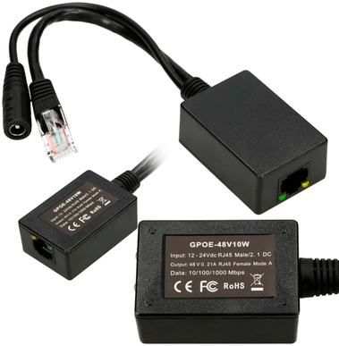 ExtraLink 1 UOSTO GIGABIT POE INJECTOR SU 10- 30V -48V INVERTER