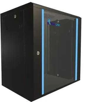 Extralink 12U 600x450 Juoda | Rack spinta | montuojama ant sienos