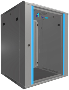 EXTRALINK EX.14350 15U 600x600 pilka ant stovo montuojama spintelė, tvirtinama prie sienos