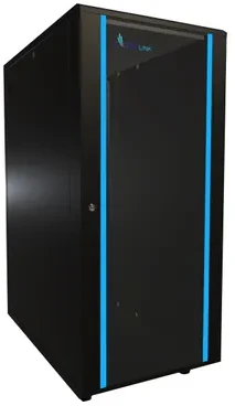 Extralink 27U 600x1000 juoda | Rack spintelė | pastatoma ant grindų