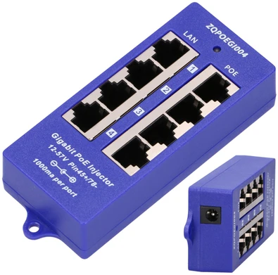 EXTRALINK 4 PORT GIGABIT ETHERNET POE INJECTORIAUS