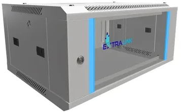 Extralink 4U 600x450 pilka | Rack spintelė | montuojama ant sienos