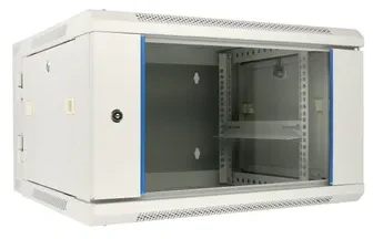 Extralink 6U 600x600 AZH pilka | Rack spintelė | Montuojama prie sienos, dviejų dalių
