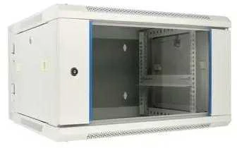 Extralink 6U 600x600 AZH pilka | Rack spintelė | Montuojama prie sienos, dviejų dalių