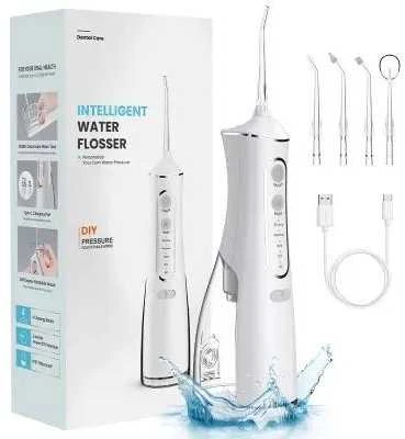 Extralink Beauty Intelligent Vanduo Flosser L8 Baltas | Irigatorius | 2000mAh, IPX7