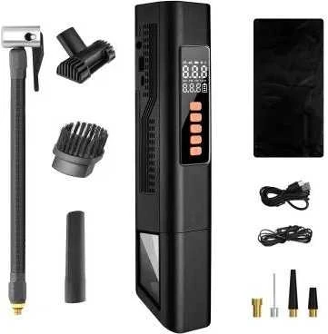 Extralink | Dulkių siurblys automobilinis | su kompresorem 2w1 12V USB