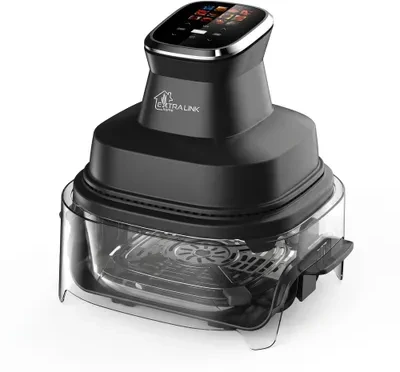 Extralink Home Glass Air Fryer SJ-400G 4L EU | Gruzdintuvė |