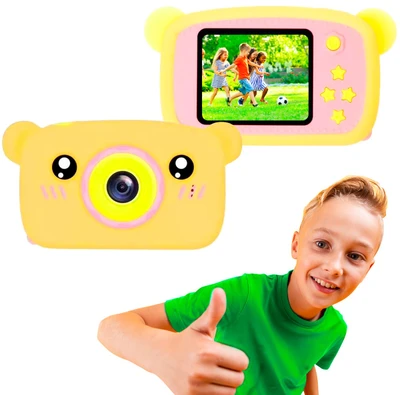 Oranžinis Extralink kids camera h25 oranžinis