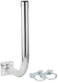 Extralink L250x400 | Laikiklis balkonowy | 250x400mm, su cybantami M8, stal, ocynk
