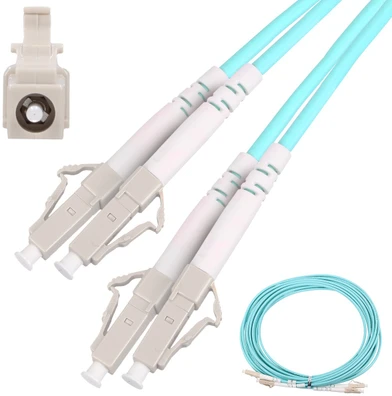 EXTRALINK Patchcord LC/UPC-LC/UPC MM OM3 dvipusis 3,0 mm 1 m
