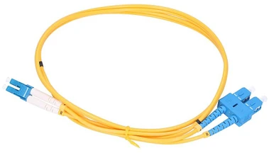 Extralink LC/UPC-SC/UPC | Patchcord | Jednomodowy, dvipusis, G652D, 3mm, 10m