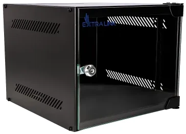 Extralink Lite 4U 10" 280x310 Juoda | Rack spintelė | Tvirtinama prie sienos