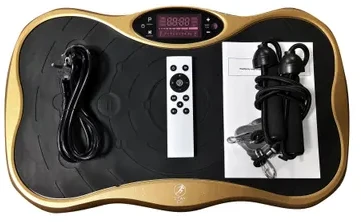 Extralink Moonwalk Spin Move Platofrma Wibracyjna do Ćwiczeń Fitness 200W auksinė