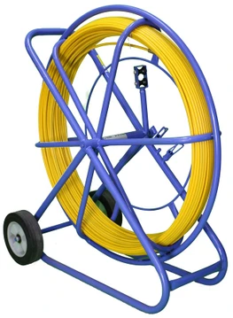 Extralink Cable Pulling Rod 10mm 300m, FRP Fiberglass, Diameter 10mm, Length 300m, Geltona [COPY]