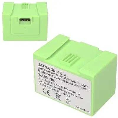 Extralink | Baterija, akumuliatorius dulkių siurbliui | pakaitalas Roomba E5 E6 I7 14.4V 2600mAh