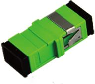 Extralink Ekstralink SC/APC adapteris, vienmodis, simpleksinis, be flanšo, žalias