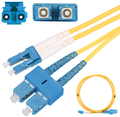 Extralink OPTIX Šviesolaidinis jungiamasis laidas SM SC/UPC-LC/UPC DUPLEX 2m