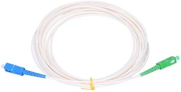 „Extralink“ jungiamasis laidas SC/UPC-SC/APC, LSZH, vienmodis, simpleksas, G.657B3, 3 mm, „Easy Flex“, 15 m