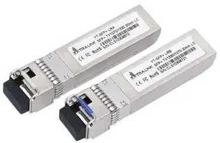 Šakotuvas Extralink SFP+ 10G | Modulis SFP+ WDM | 10Gbps 1270/1330nm, single mode, 20km, LC, DOM, para, dedykowany dla HP/ARUBA
