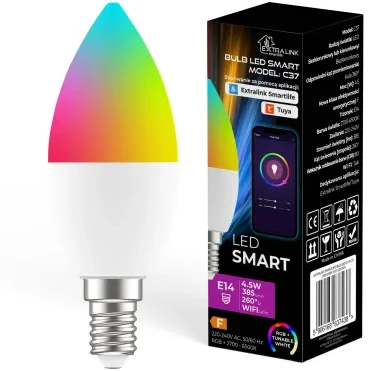 Extralink Smartlife | LED lemputė | E14 C37 2700-6500K WiFi 220-240V