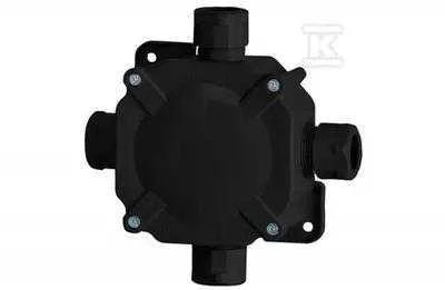 F Elektro HERMETIC PUSH 27P 144X67X132 IP67 Juodas