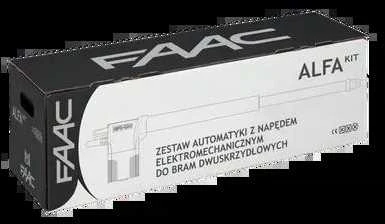 Alfa FDS – „FAAC 414“ komplektas 8 m dvivėriams vartams