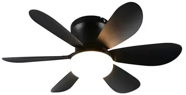 REALITY Fan with lamp RL. LED. 8W. 2700-6500K. 850lm. juodas