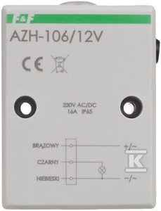 F&F 16A 12V AC / DC 2-1000lx korpusas (AZH-106-12V)
