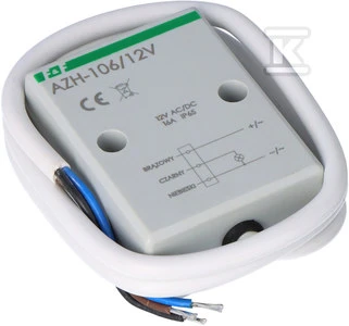 F&F 16A 12V AC / DC 2-1000lx korpusas (AZH-106-12V)
