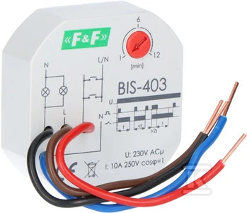 F&F Impulsinis siųstuvas I < 10A iš 1-12min - BIS- 403