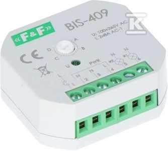 F&F Bistable siųstuvas 2Z 8A 230V AC BIS- 409