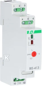 F&F Impulsinė relė 230V 16A, skirta TH35 bėgiui - BIS-413