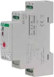 F&F Impulsinė relė 24V AC/DC 16A, skirta TH35 bėgiui - BIS-413