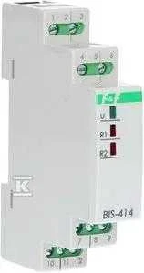 F&F Bistabili relė BIS-414i nuosekli, skirta DIN bėgiui 1-funk230V arba 24V AC/DC, I=2x16A InRush 160A/20ms kontaktas 2x1P varžtiniai gnybtai 1 modulis