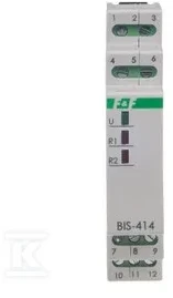 F&F Bistabili relė BIS-414i nuosekli, skirta DIN bėgiui 1-funk230V arba 24V AC/DC, I=2x16A InRush 160A/20ms kontaktas 2x1P varžtiniai gnybtai 1 modulis