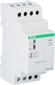 F&F Fazių gedimas ir asimetrijos sekos relė 10A 1NO 4sek 55V CKF-B