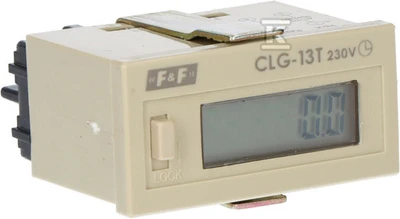 F&F Darbo laiko matuoklis 110-240V AC / DC 6 simbolių skaitmeninė matrica 48x24mm (CLG- 13T)